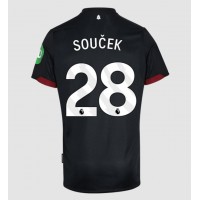 Dres West Ham United Tomas Soucek #28 Gostujuci 2024-25 Kratak Rukav